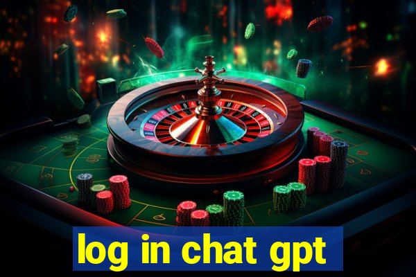 log in chat gpt